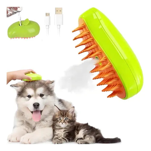 Cepillo De Vapor Para Gatos 3 En 1
